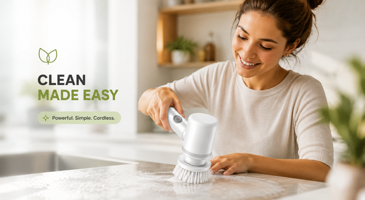 Movlani 5-in-1 Electric Spin Scrubber